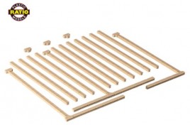 Concrete Cable Trunking (115cm length) Plastic Kit N Scale